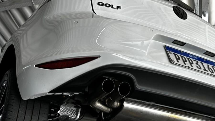 Volkswagen Golf — Sistema esportivo e difusor